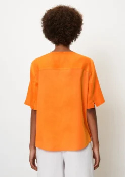 Marc O'Polo Linen Blouse Top Back Made Of Cotton Voile -Schlichte Eleganz f25d0165219bea0baed0b15fdb69a436 scaled