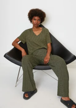 Marc O'Polo Jersey Blouse Top With An All-over Print