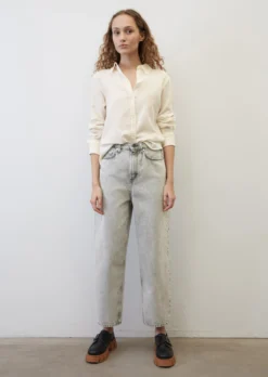 Marc O'Polo FEPPLA Cropped Barrel Jeans Made Of Pure Organic Cotton