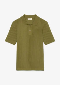 Marc O'Polo Pointelle Jersey Polo Shirt Made From Pure Organic Cotton -Schlichte Eleganz f34e548d68b596667124b9d6a4f90a7a scaled