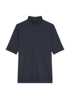 Marc O'Polo Luxury T-Shirt Regular Made From Tencel™ Lyocell Cotton Mix -Schlichte Eleganz f4e285c182373c2774efb1beec1523da scaled