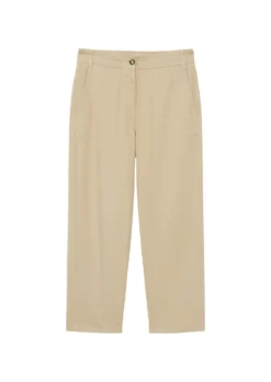 Marc O'Polo Wide Ankle-length Trousers Made Of Brushed Twill -Schlichte Eleganz f5af52c58a0cb5f68f036b154716254a scaled