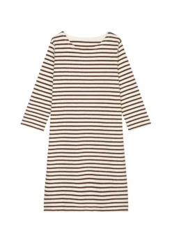 Marc O'Polo Striped Jersey Dress In A Loose Fit Made Of Organic Cotton -Schlichte Eleganz f6829938d89acbaf44772fe9d15c6ce4 scaled