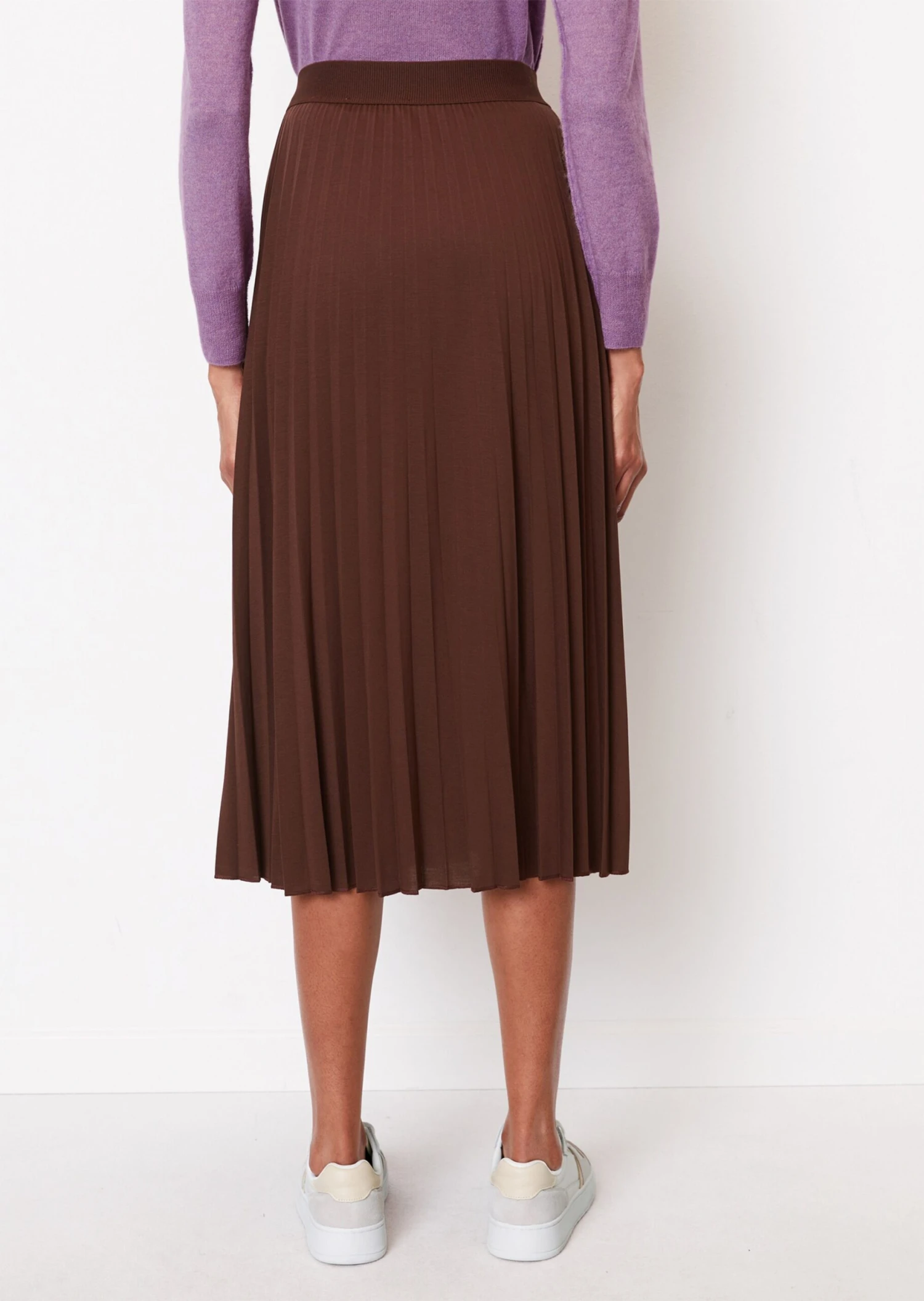 Marc O'Polo Flared Pleated Jersey Skirt Made Of Tencel™ Lyocell 3 Marc O'Polo Flared Pleated Jersey Skirt Made Of Tencel™ Lyocell – Bild 3