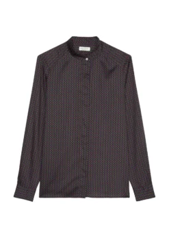 Marc O'Polo Blouse With Stand Up Collar Cotton Satin -Schlichte Eleganz f906c0dcbda5a88b024cb68304e00867 scaled