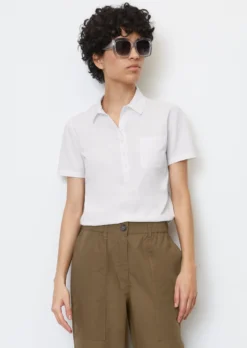 Marc O'Polo Short-sleeved Polo Shirt Made Of Organic Cotton -Schlichte Eleganz f9103c028c938ad59e75e566dd3ecd9d scaled