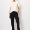 Marc O'Polo Ankle-length Trousers In A Slim Fit In A Blend Of Organic Cotton And Stretch Viscose