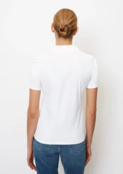 Marc O'Polo Short Sleeve Polo Shirt In A Regular Fit With Blended Material Detailing -Schlichte Eleganz fef8073c8435f7e2a8adcc1045d6b6a3 scaled
