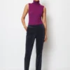 Marc O'Polo Velvet Trousers Straight With Tencel™ Lyocell