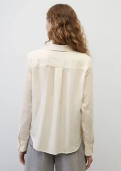 Marc O'Polo Slim Fit Blouse Made Of A Soft Organic Cotton Twill -Schlichte Eleganz ff76824c92dd32a8826ab5f6864dc397 scaled